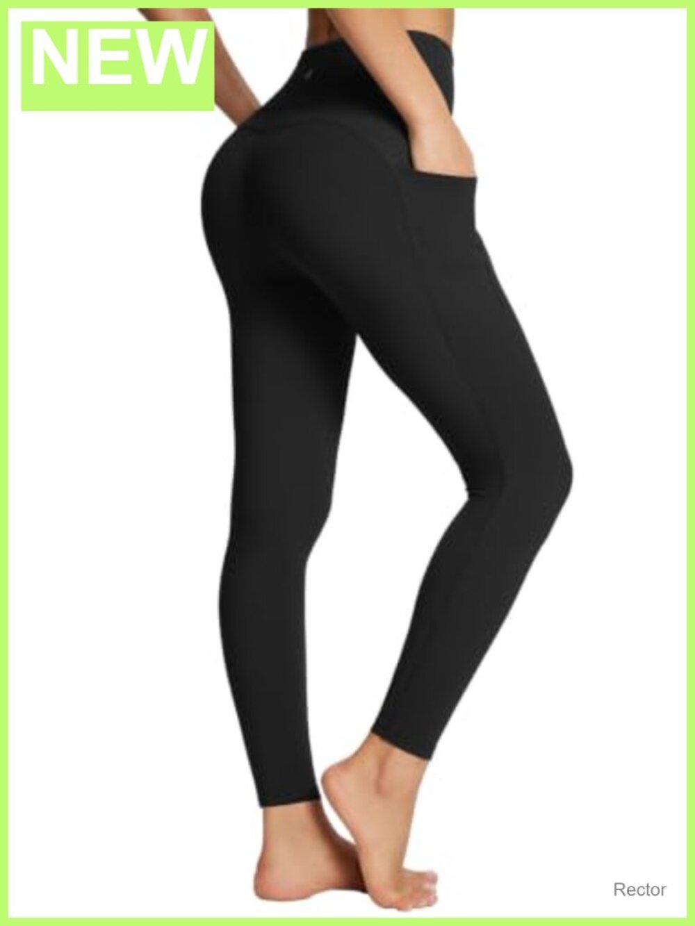 Women's Leggings Tummy Control High Waisted 7/8 Ankle Pants with Pockets
